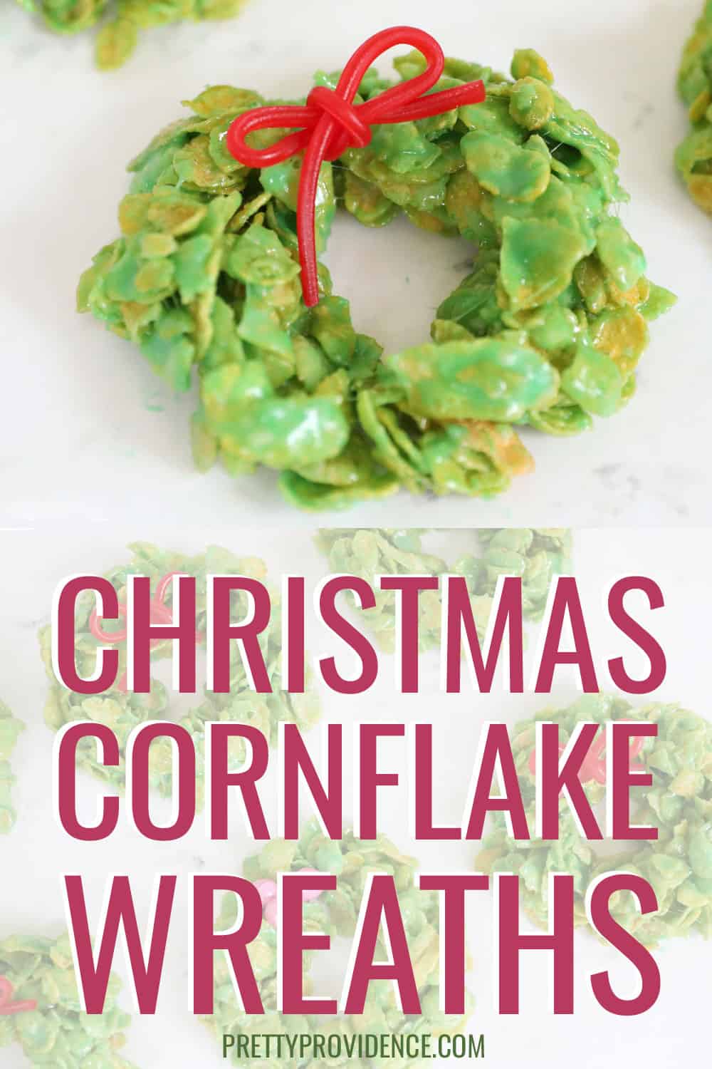 Christmas Wreath With Corn Flakes 