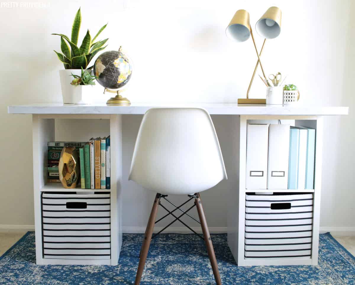 College: check. Now what?: DIY: Ikea Desk Hack