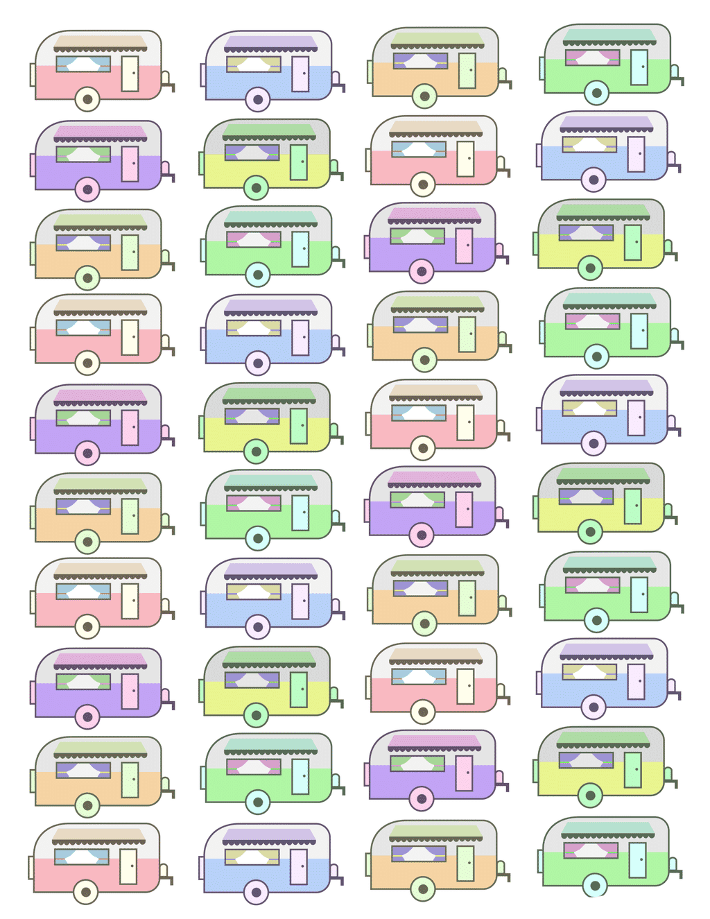Free Summer Camping Printables