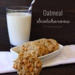 These oatmeal scotcheroos are seriously to die for! A fun change from chocolate chip.. my family gobbled up the whole batch!