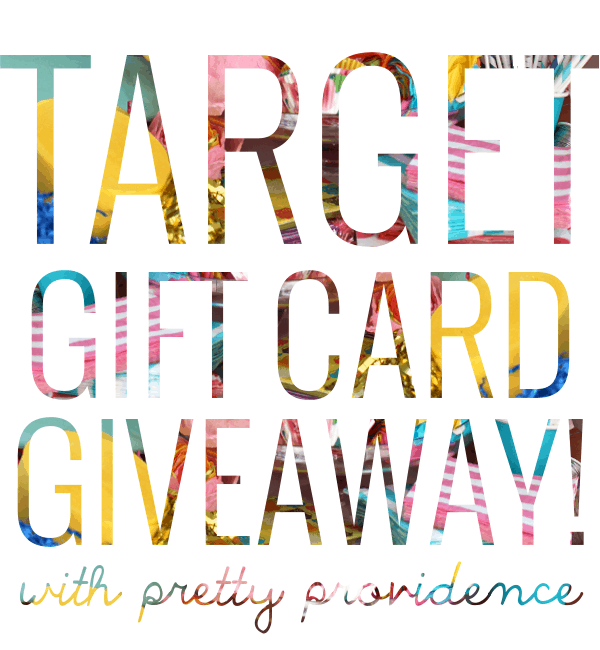 Target Gift Card Giveaway with Pretty Providence!