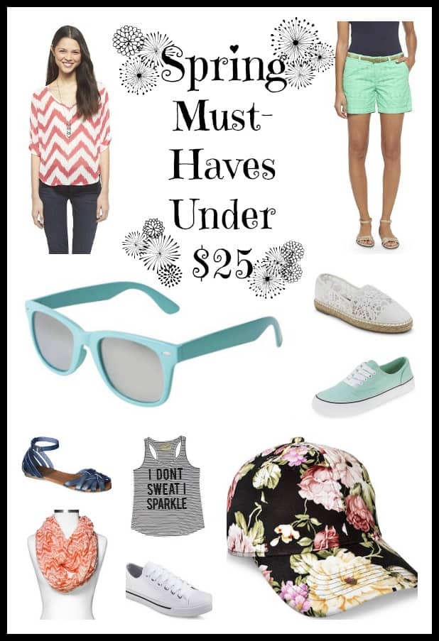 Spring MustHaves Under 25