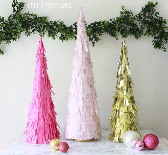 Handmade Tissue Paper Christmas Ornaments