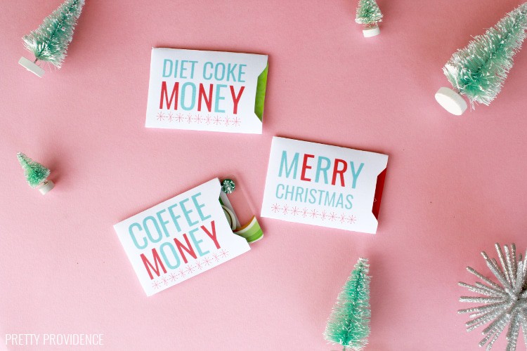 Christmas Gift Card Sleeves Free Printable!