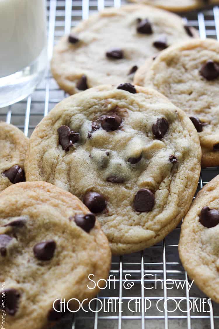 Soft and Chewy Chocolate Chip Cookies - Pretty Providence