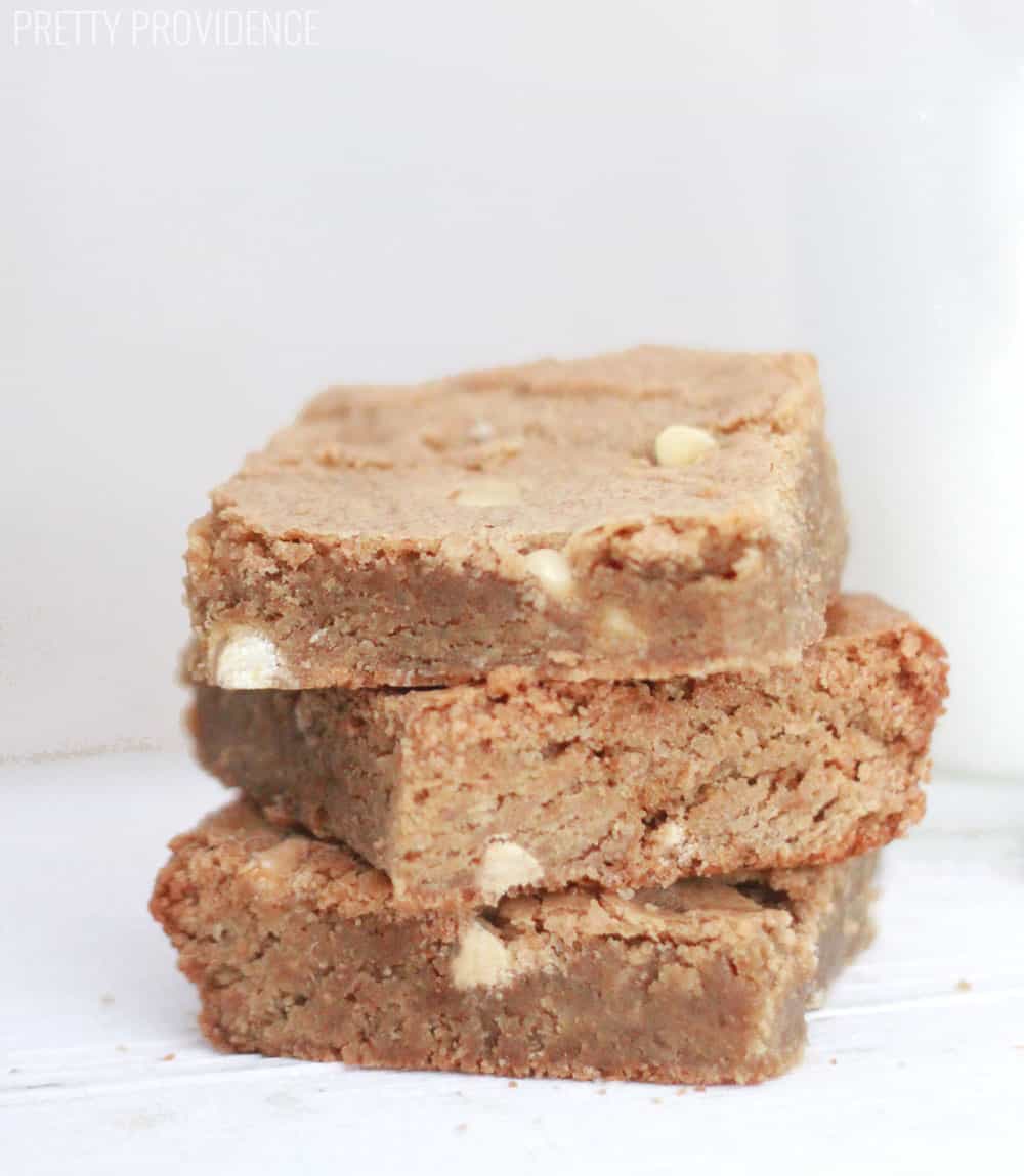 White Chocolate Blondies are straight from heaven!