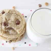You only need one chocolate chip cookie recipe in your life and this is the one! Literally best ever chocolate chip cookies! You will not regret saving this one.