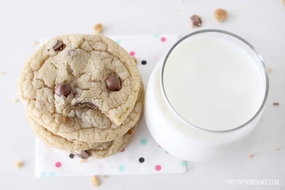 You only need one chocolate chip cookie recipe in your life and this is the one! Literally best ever chocolate chip cookies! You will not regret saving this one.