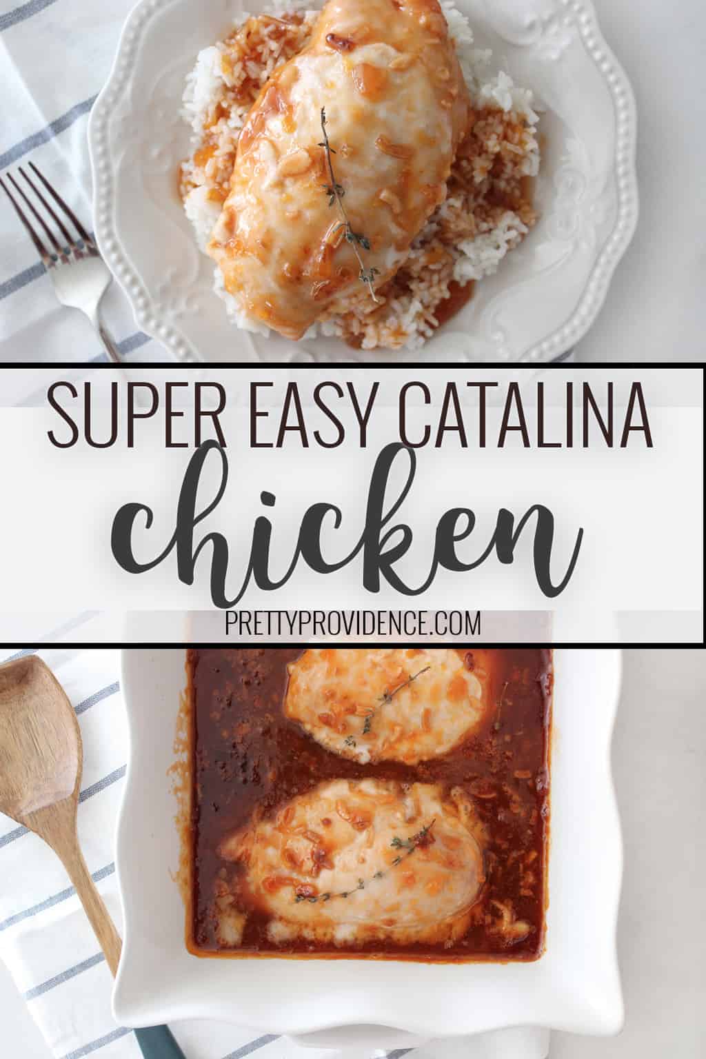 You will love this Catalina Chicken recipe! It is quick, easy, and such a delicious way to make chicken! 