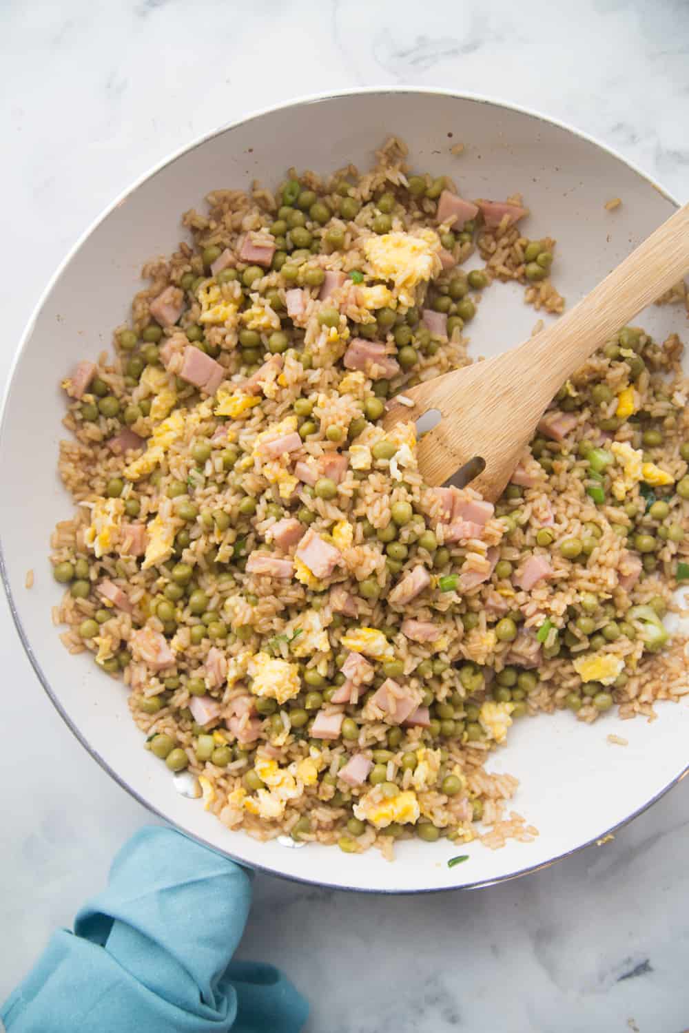 Homemade fried rice is definitely one of our families very favorite meals! Even the pickiest of eaters will love this restaurant copycat! 