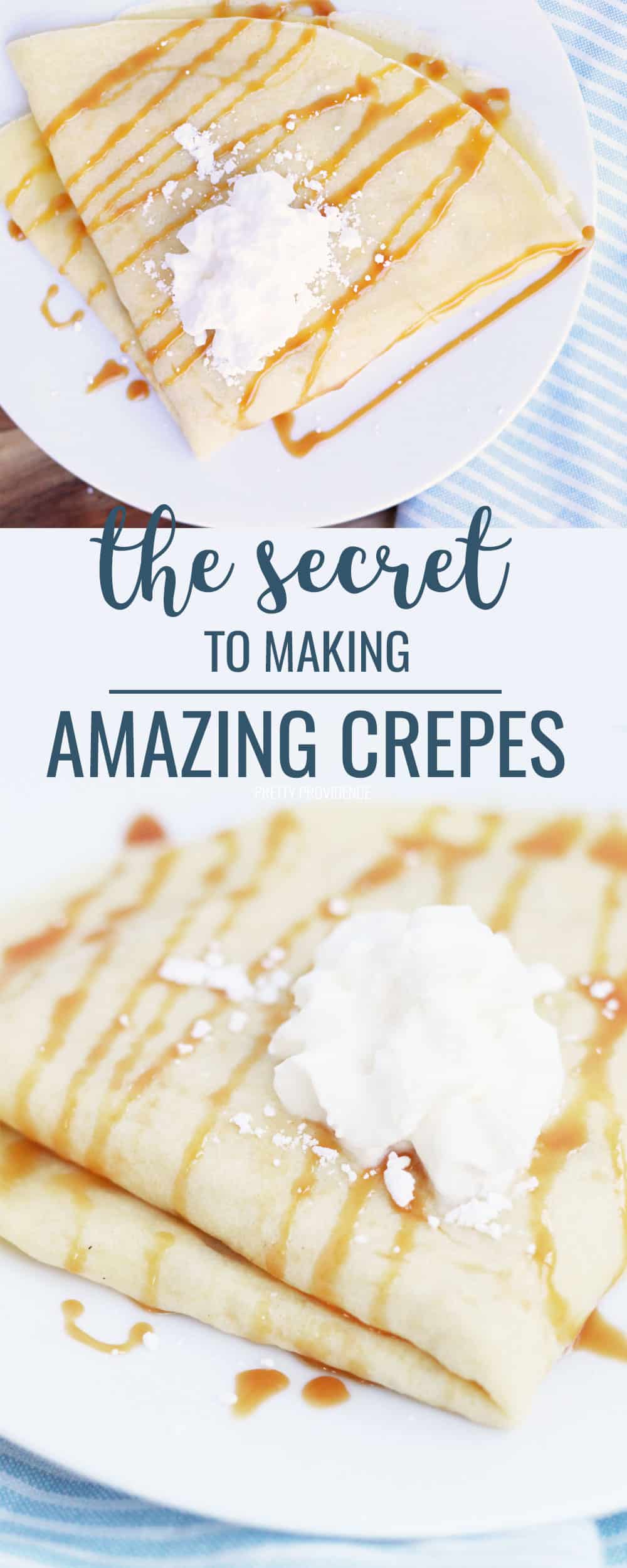 How to make crepes! This recipe is amazing and easy! 