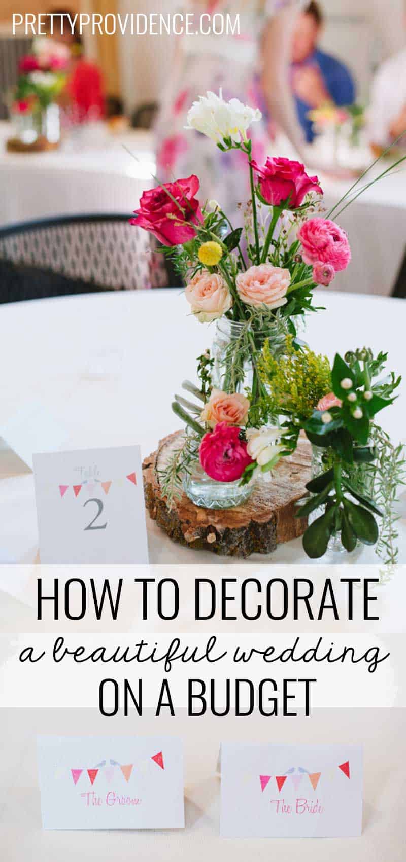 How To Decorate A Wedding For Cheap Pretty Providence