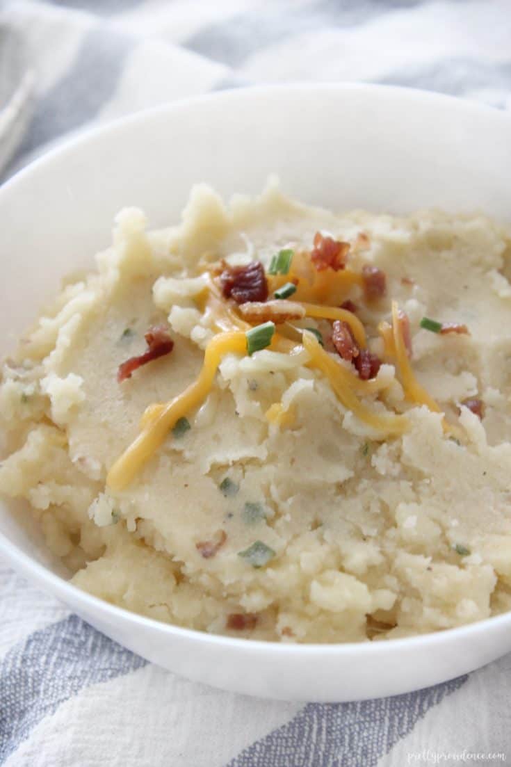 Slow Cooker Loaded Mashed Potatoes - The Perfect Side Dish
