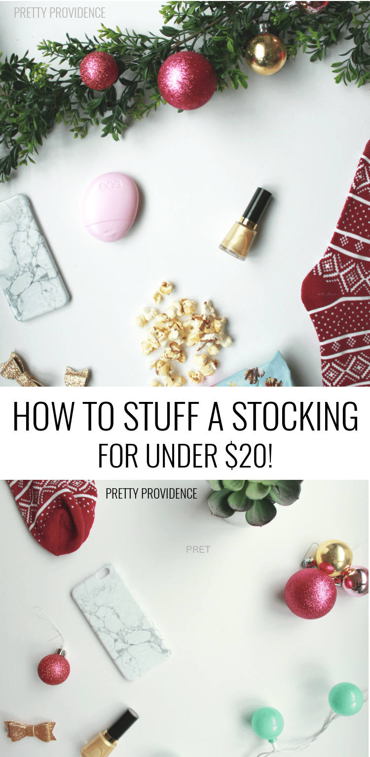 How to stuff a stocking for under $20! Really good tips in here! 