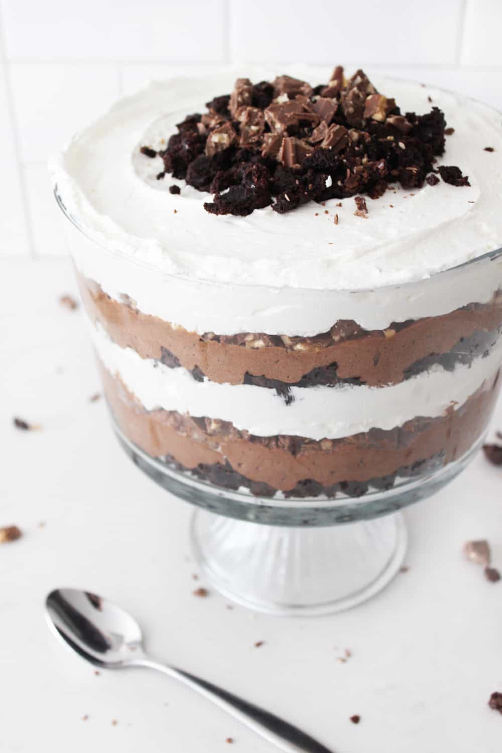 easy brownie trifle