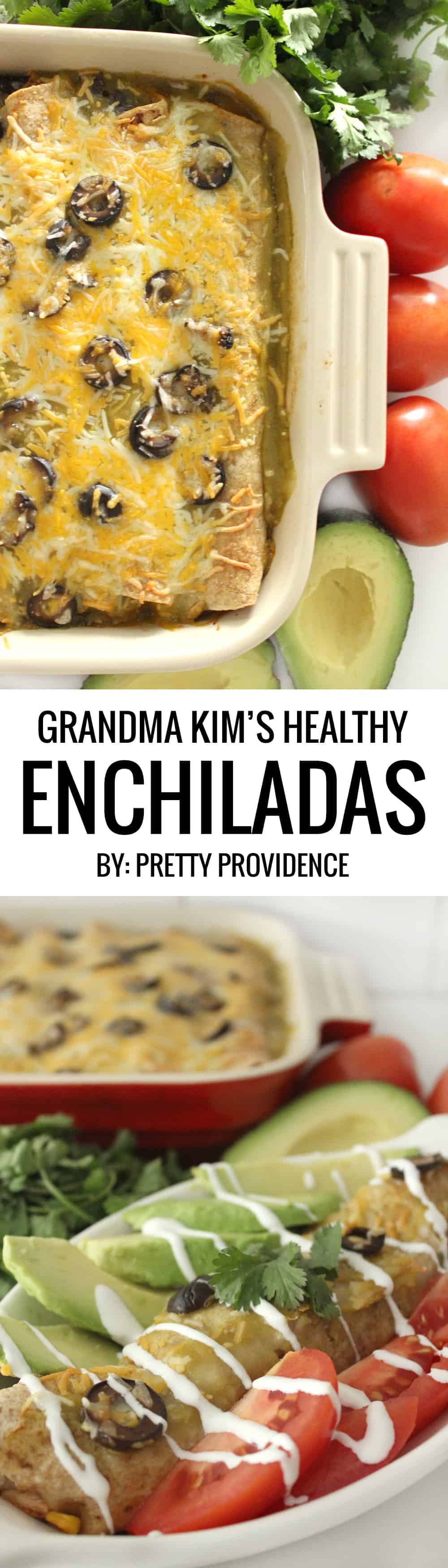 Oh. My. Gosh. These enchiladas are beyond good! They don't even taste healthy but they are totally guilt free! A new family favorite, for sure! 
