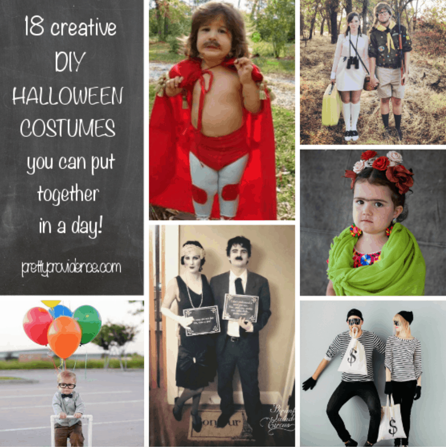 cheap DIY halloween costumes you can put together in a day! Pretty