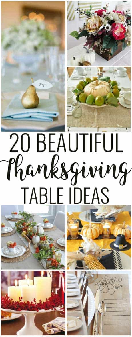 Thanksgiving Table Decor Ideas