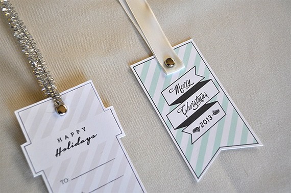 Printable Holiday Gift Tags