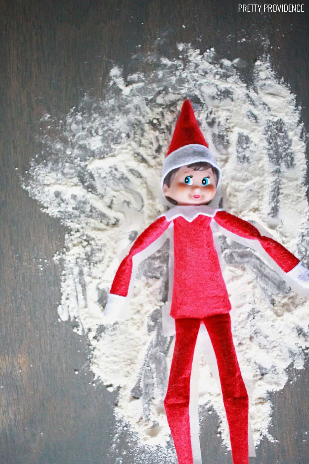 Elf on the shelf Mischievous Ideas - Flour