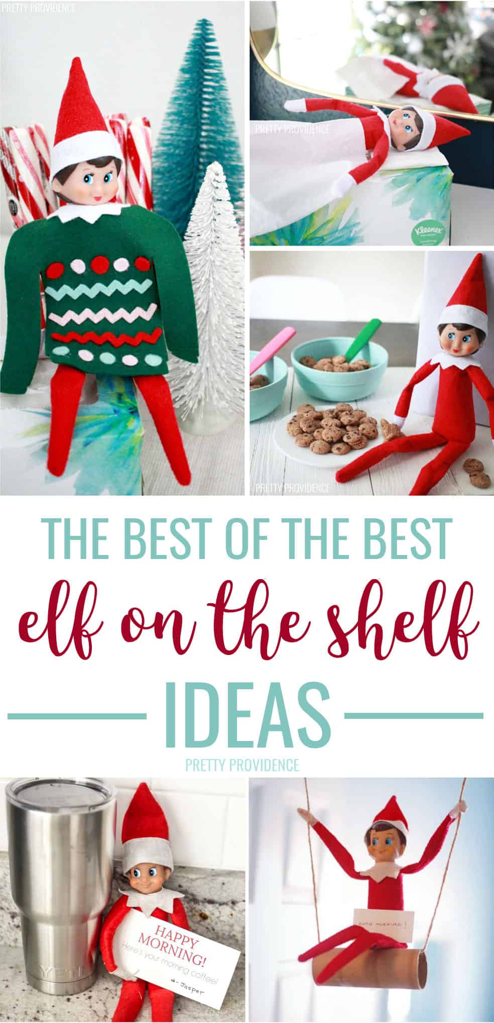 Elf on the Shelf Ideas - Funny and Cute - Pretty Providence