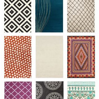 cheap, cute modern rugs, most under $100, all under $160! you'll be glad you pinned this one!