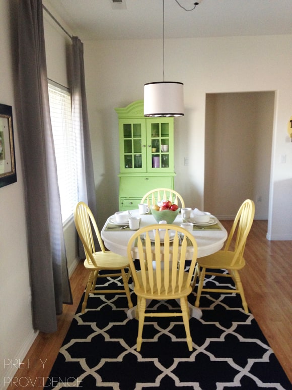 Dining room makeover on a budget! 