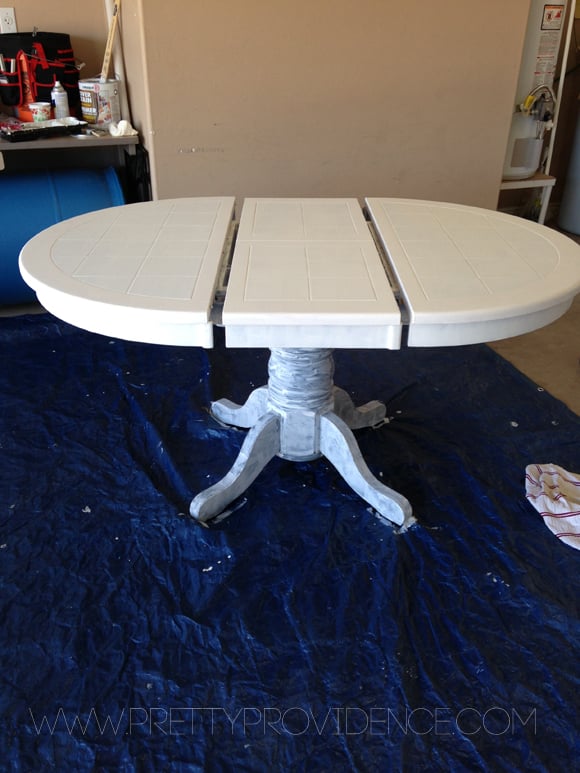 White tile discount table and chairs