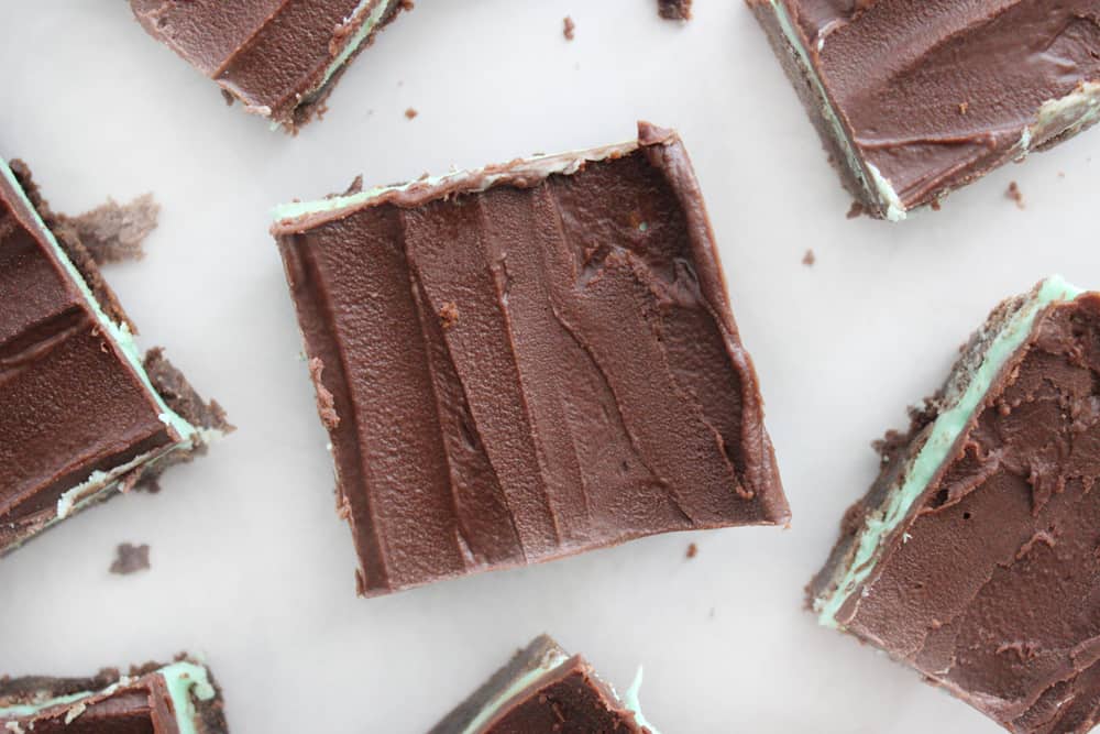 The best chocolate mint brownies! Whether for Christmas, St. Patrick's Day, or just for everyday chocolate and mint lovers, these brownies can't be beat! 