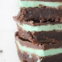The best chocolate mint brownies! Whether for Christmas, St. Patrick's Day, or just for everyday chocolate and mint lovers, these brownies can't be beat!