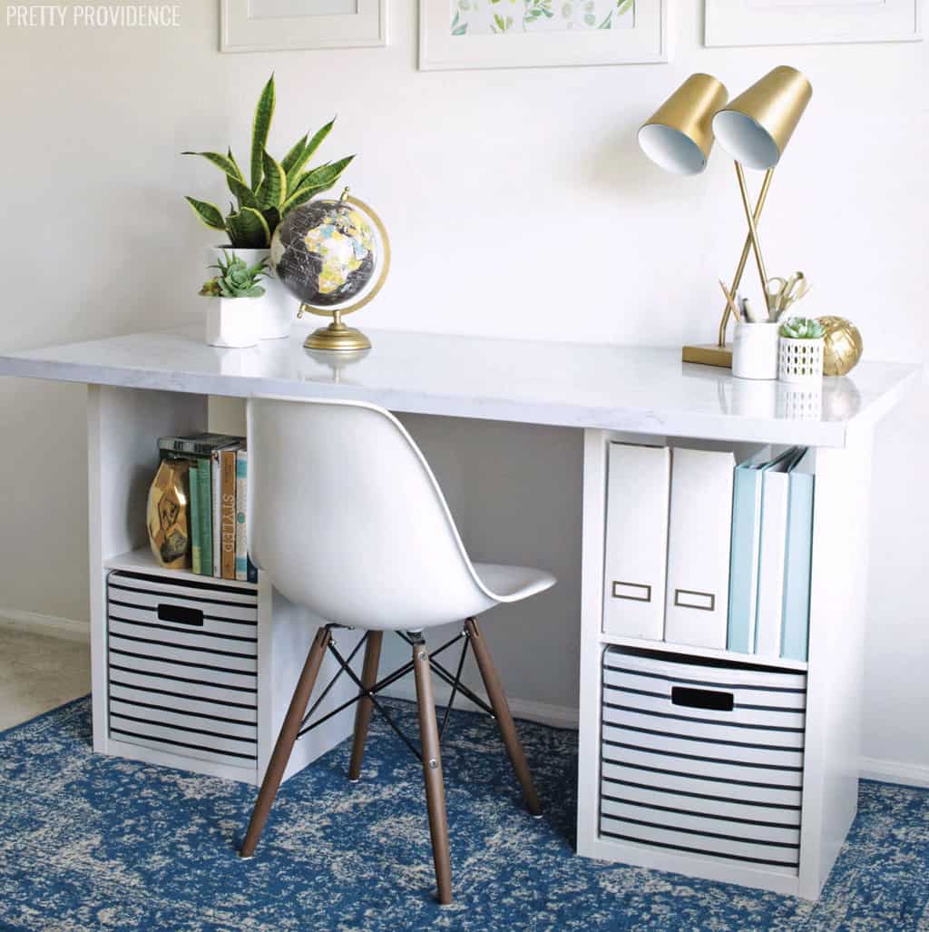 IKEA HACK - easy DIY desk for under $60