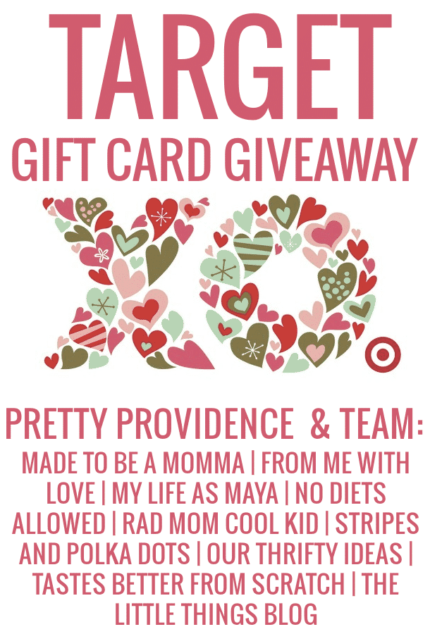 $100 target gift card giveaway from Pretty Providence & team!