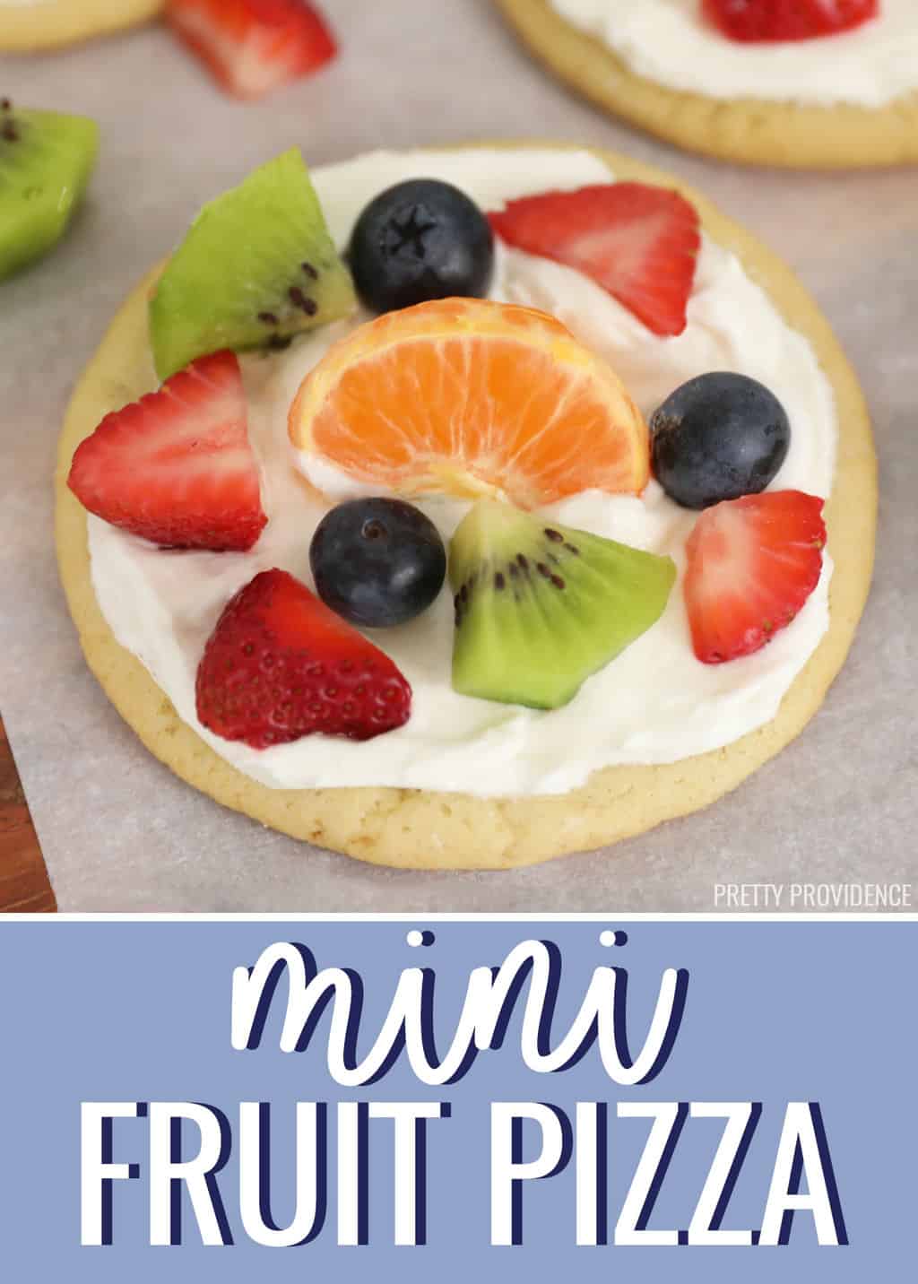 Deliciously Fun Mini Fruit Pizza