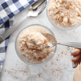 Easy and delicious rice pudding! The perfect use for leftover rice, and I guarantee you have everything you need to make it in your pantry!