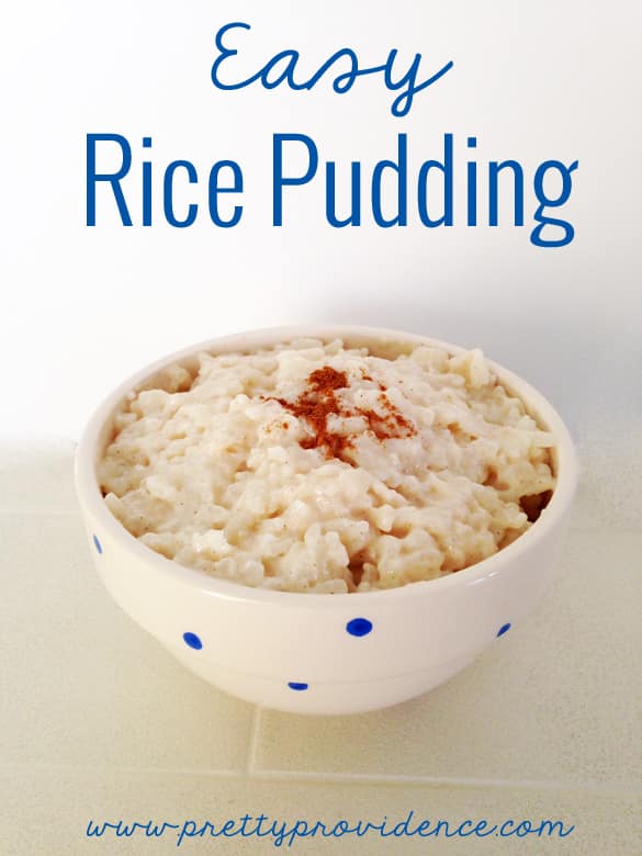 Easy and delicious rice pudding!