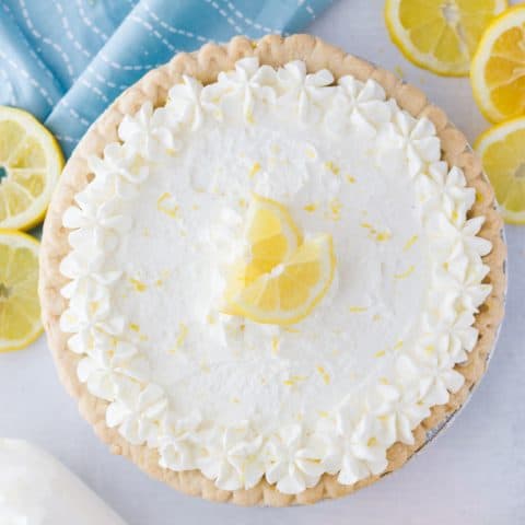 Best Sour Cream Lemon Pie - Pretty Providence