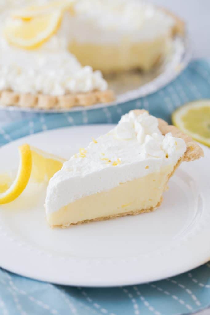 Best Sour Cream Lemon Pie - Pretty Providence