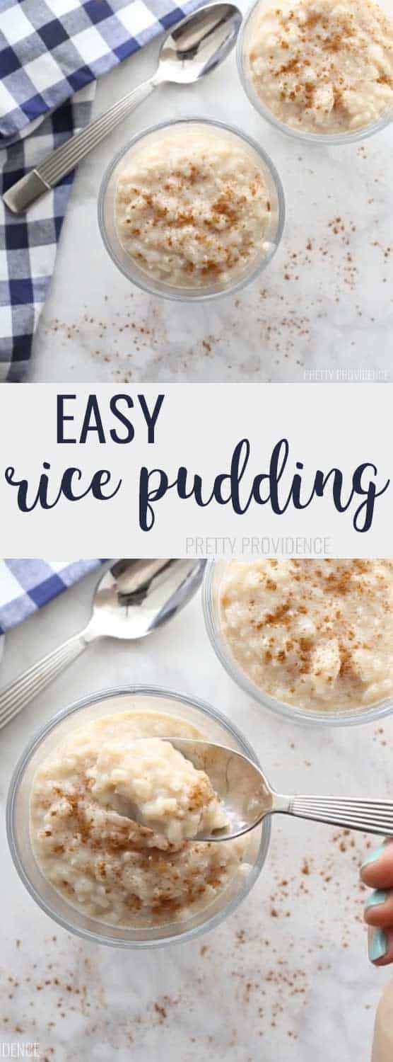 Easy Homemade Rice Pudding