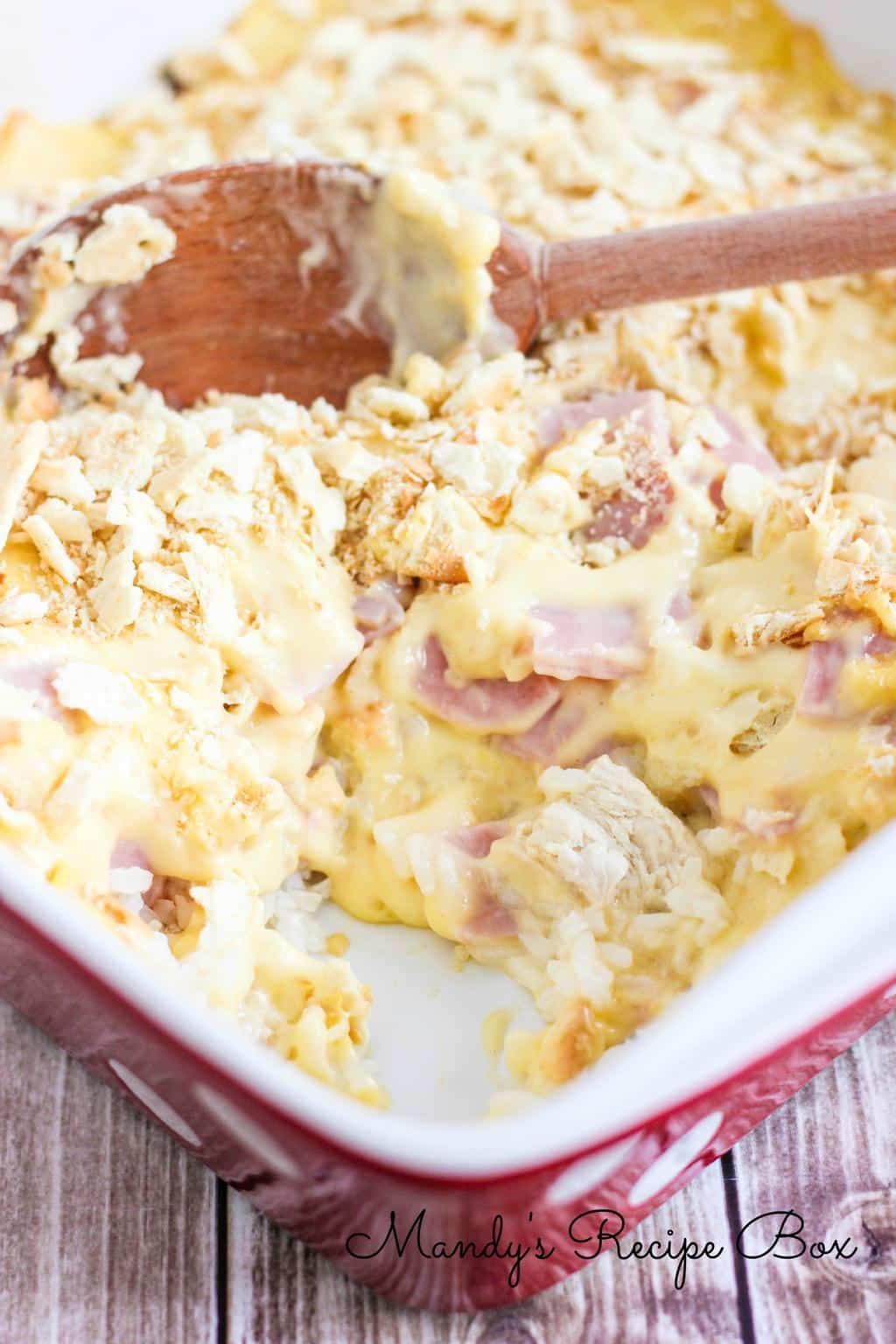 Chicken Cordon Bleu Casserole by Mandy's Recipe Box