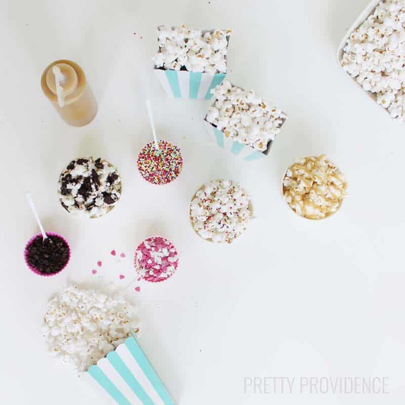 Party Popcorn Topping Bar! 