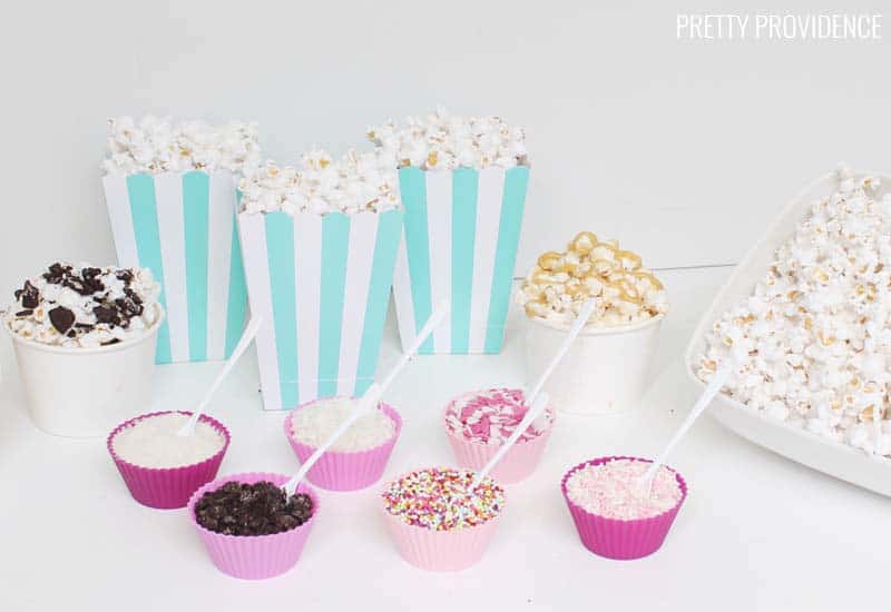 Popcorn Toppings for a Party!