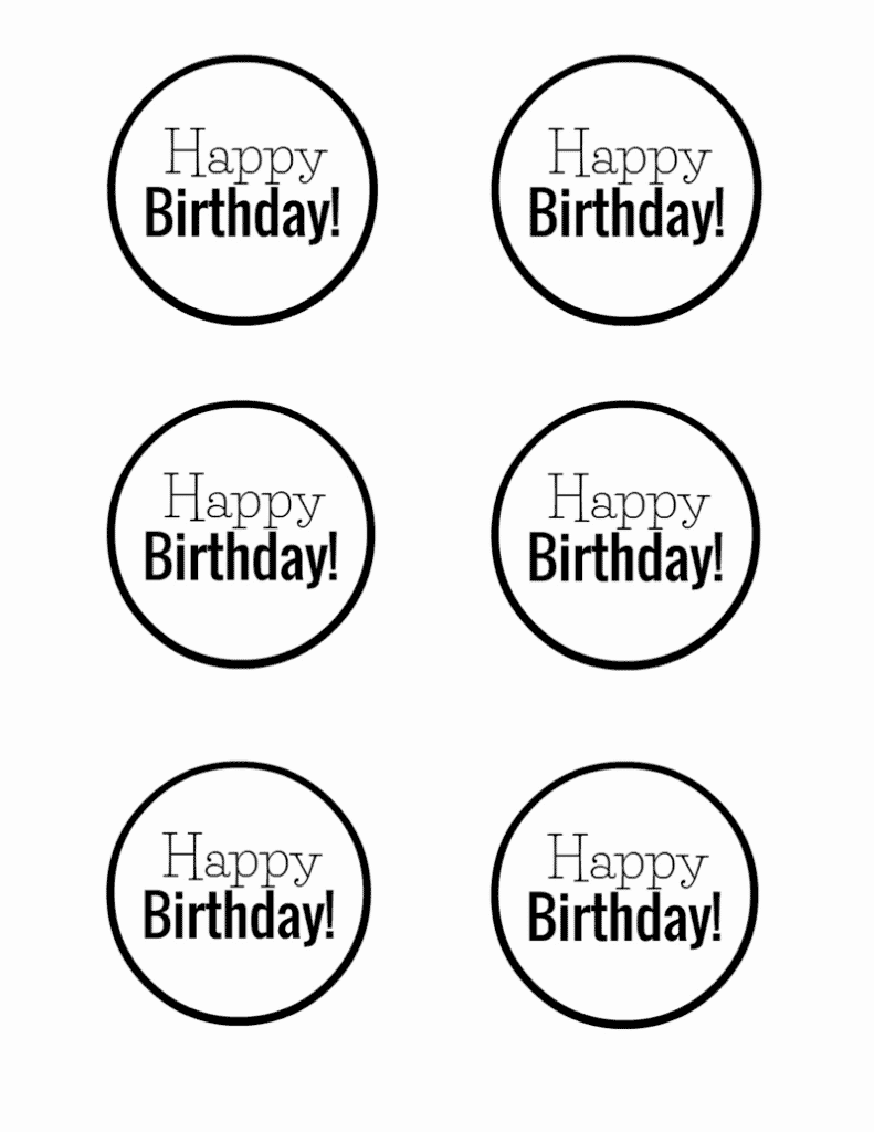 Birthday Printable Favors - Pretty Providence