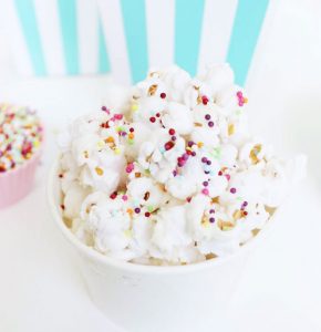 Popcorn Bar for a Party - Sprinkles