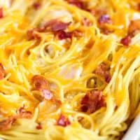 Spaghetti, Chicken & Bacon Dish | Mandy's Recipe Box