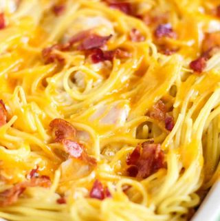 Spaghetti, Chicken & Bacon Dish | Mandy's Recipe Box