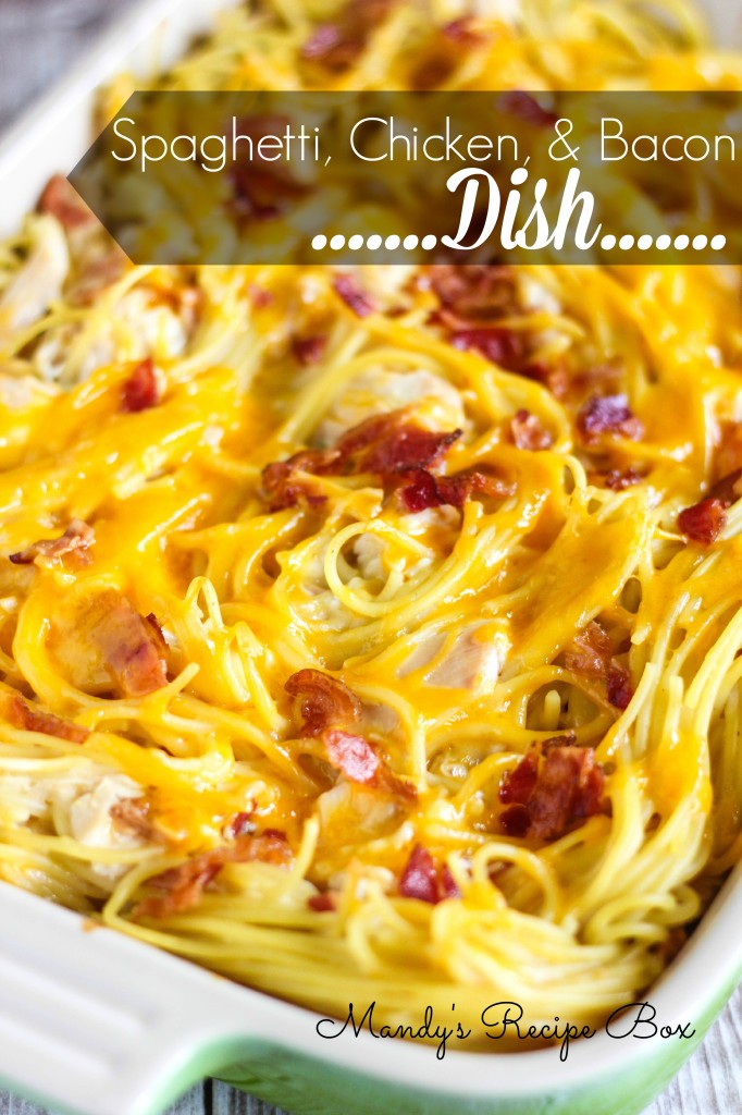 Spaghetti Chicken and Bacon Dish