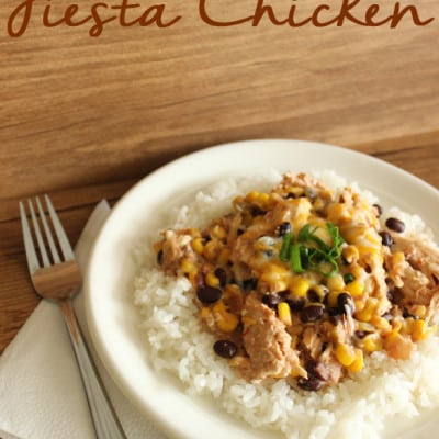 Easy and delicious creamy, slow cooker, fiesta chicken!