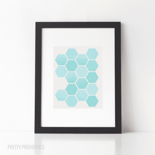 Free Geometric Printable Wall Art - Pretty Providence