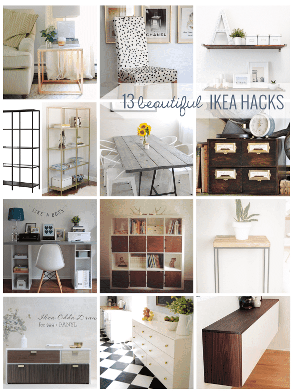 IKEA HACK Desk with Cube Storage Shelves - Pretty Providence