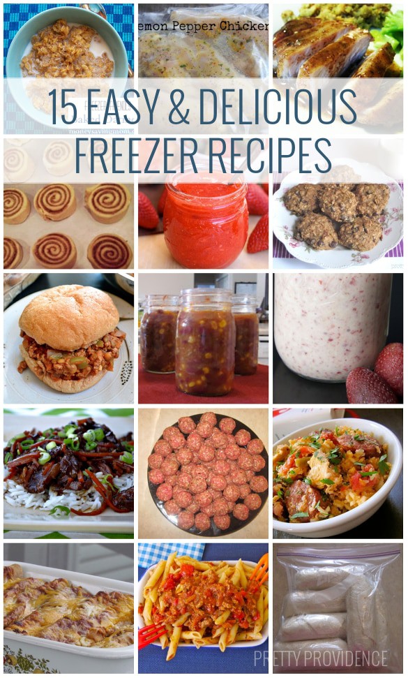 Easy Freezer Cooking Recipes